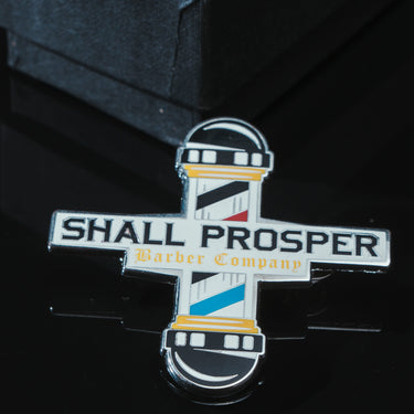 Shall Prosper Barber Pin